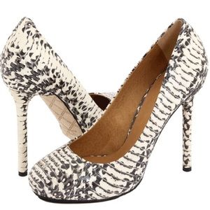 LAMB Snakeskin Pumps